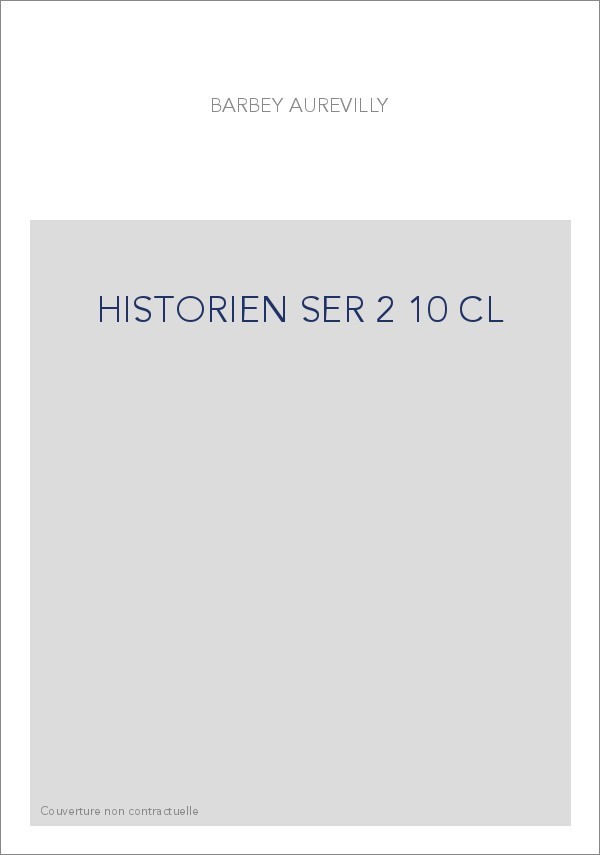 LES OEUVRES ET LES HOMMES. SERIE II. VOLUME 10.        (1860-1909)