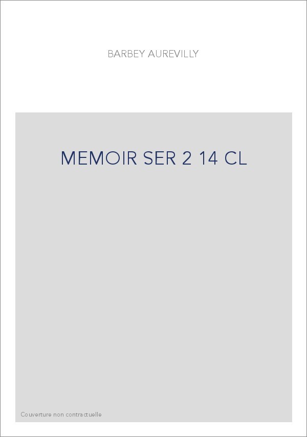 LES OEUVRES ET LES HOMMES. SERIE II. VOLUME 14. (1860-1909).