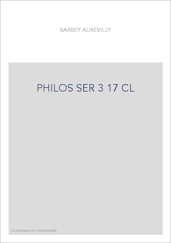LES OEUVRES ET LES HOMMES. SERIE III. VOLUME 17. (1860-1909).