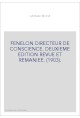 FENELON DIRECTEUR DE CONSCIENCE. DEUXIEME EDITION REVUE ET REMANIEE. (1903).