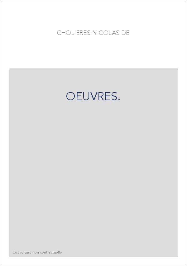 OEUVRES.