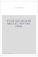 ETUDE SUR JACQUES SADOLET, 1477-1547. (1856).