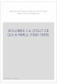VOLUMES 1-6. (TOUT CE QUI A PARU). (1820-1829).