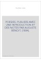 POESIES. PUBLIEES AVEC UNE INTRODUCTION ET DES NOTES PAR AUGUSTE BENOIT. (1884).