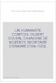 UN HUMANISTE COMTOIS: GILBERT COUSIN, CHANOINE DE NOZEROY, SECRETAIRE D'ERASME (1506-1572).