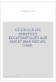 ETUDE SUR LES BENEFICES ECCLESIASTIQUES AUX XVIE ET XVIIE SIECLES. (1897).