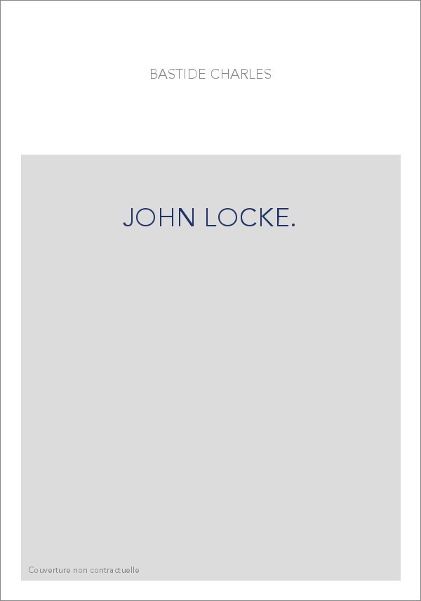 JOHN LOCKE.