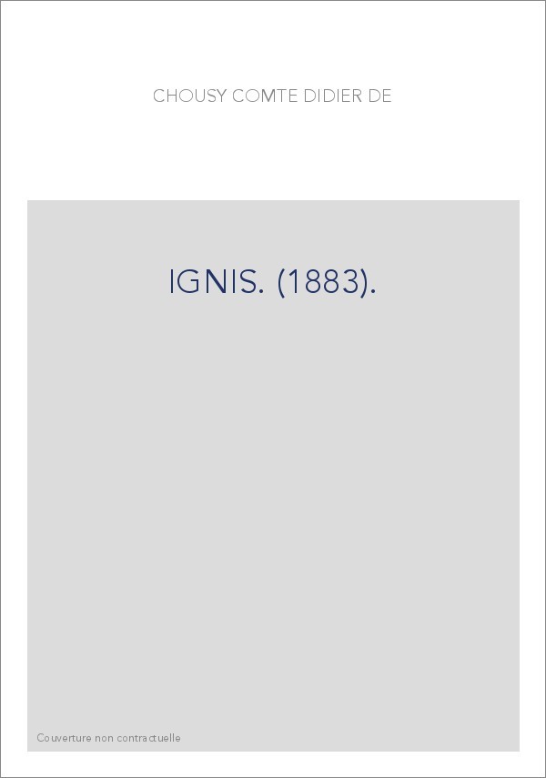 IGNIS. (1883).