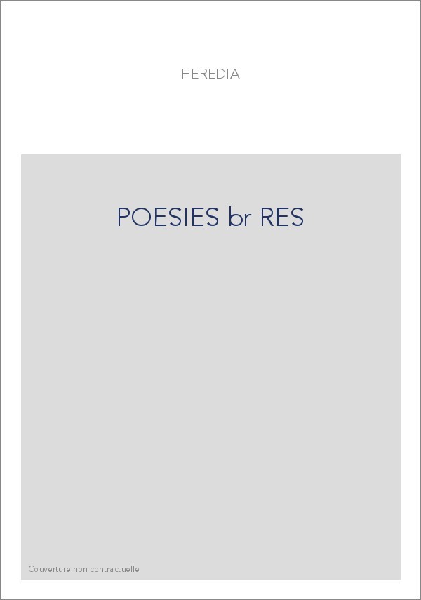 POESIES br RES