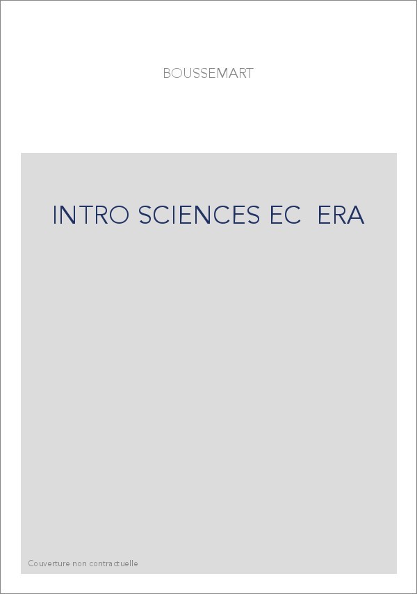 INTRO SCIENCES EC  ERA