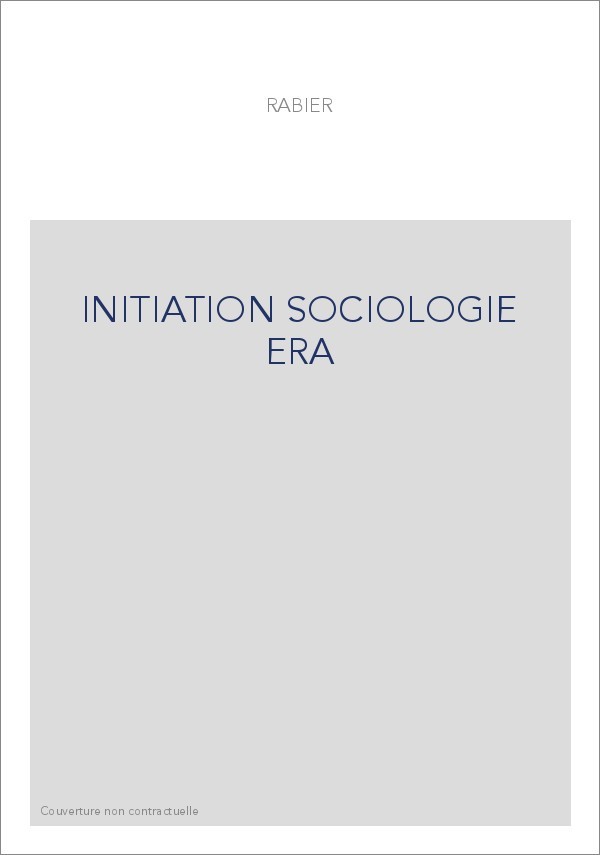 INITIATION SOCIOLOGIE ERA