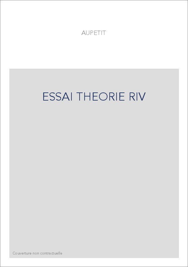ESSAI THEORIE RIV