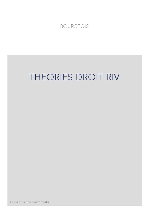 THEORIES DROIT RIV