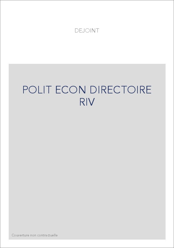 POLIT ECON DIRECTOIRE RIV
