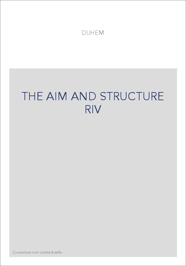 THE AIM AND STRUCTURE RIV