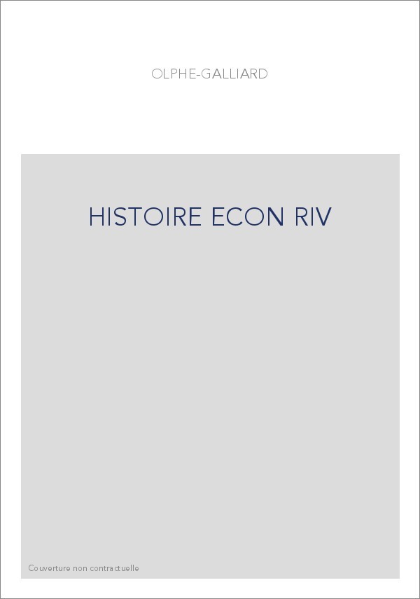 HISTOIRE ECON RIV
