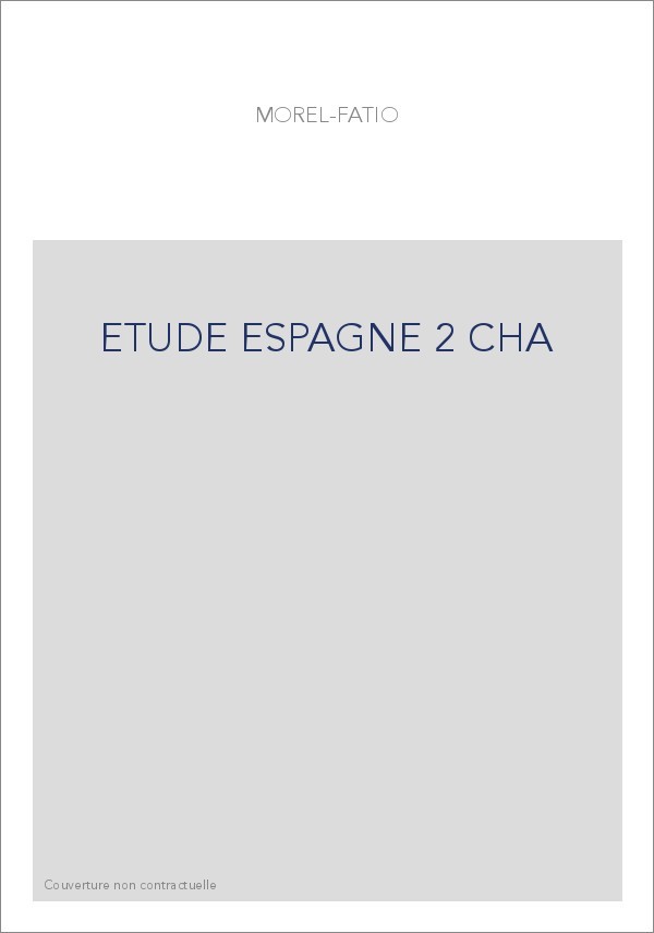 ET.ESPAGNE Ser 2 CHA