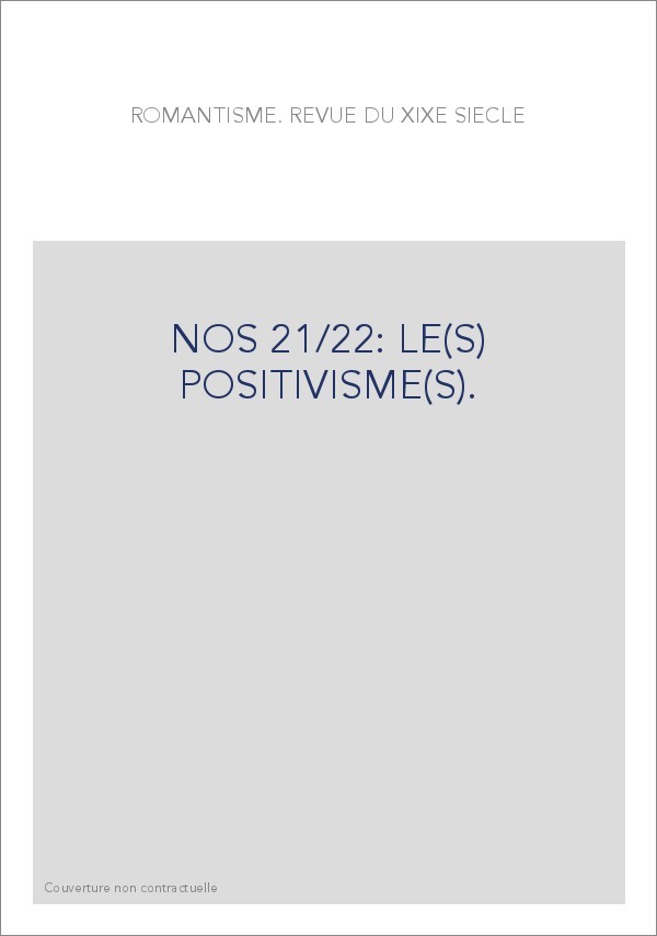 LE(S) POSITIVISME(S).