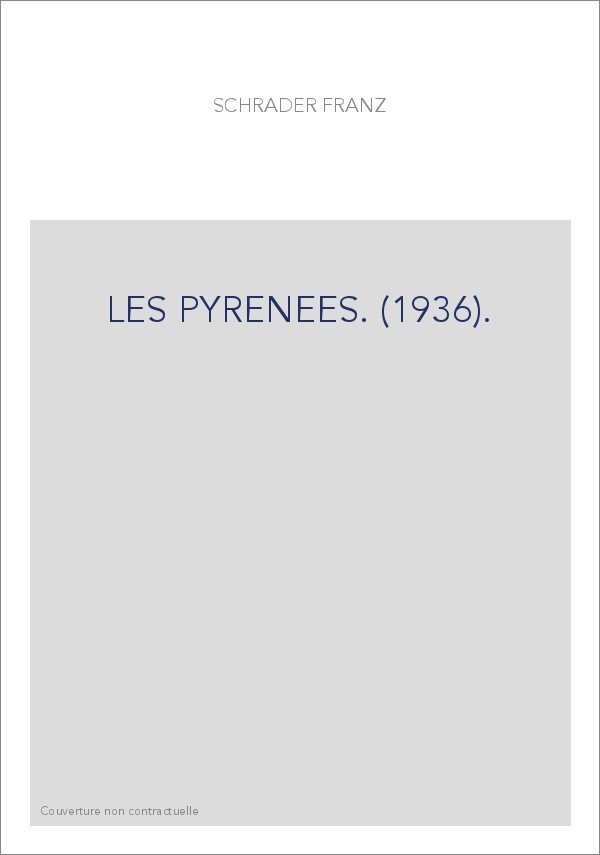 LES PYRENEES. (1936).