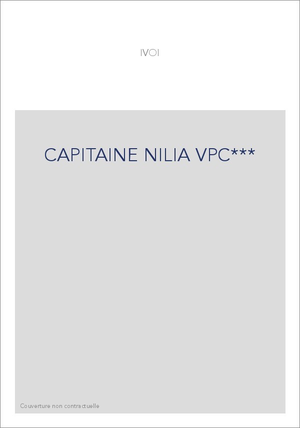 CAPITAINE NILIA VPC***