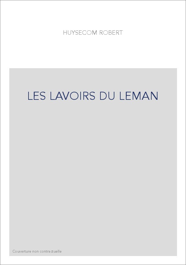 LES LAVOIRS DU LEMAN