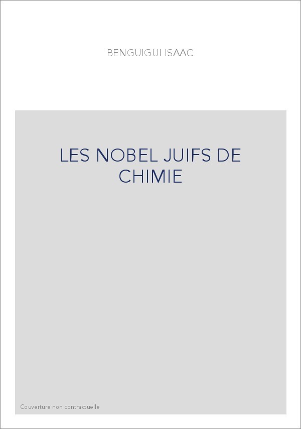 LES NOBEL JUIFS DE CHIMIE