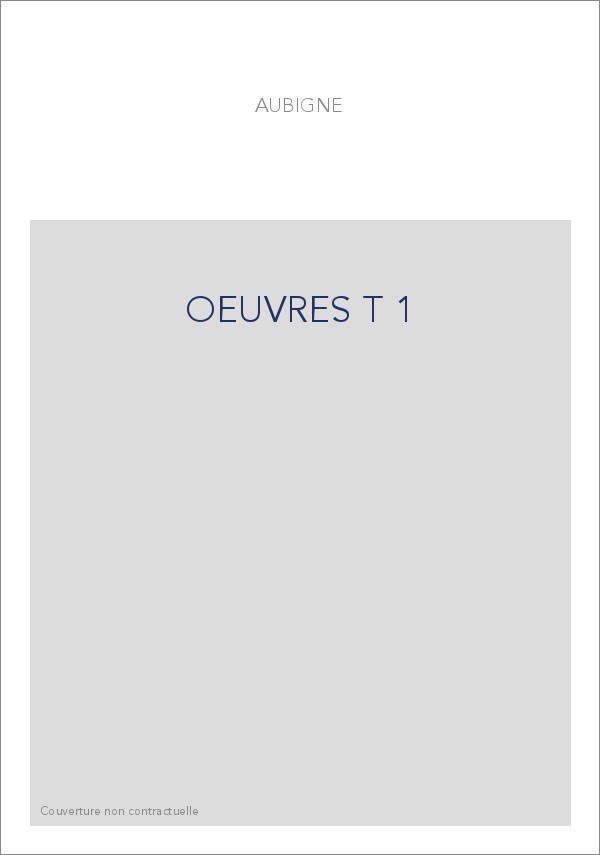 OEUVRES T 1