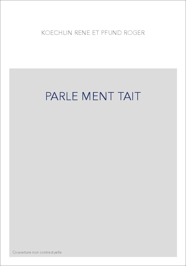 PARLE MENT TAIT