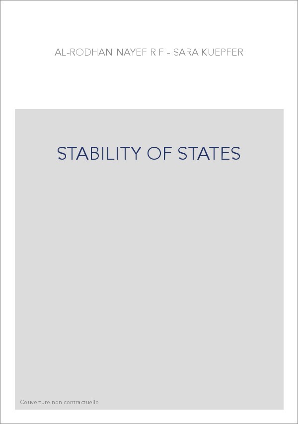 STABILITY OF STATES