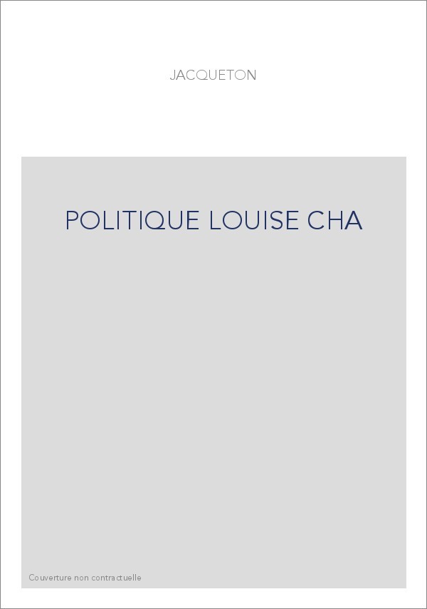 LA POLITIQUE EXTERIEURE DE LOUISE DE SAVOIE. RELATIONS DIPLOMATIQUES DE LA FRANCE ET DE L'ANGLETERRE PENDANT