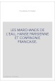 LES MARCHANDS DE L'EAU, HANSE PARISIENNE ET COMPAGNIE FRANCAISE.