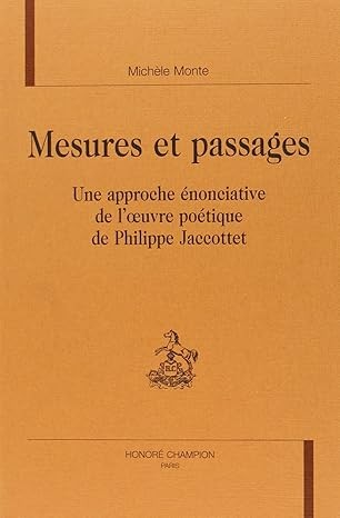 MESURES ET PASSAGES