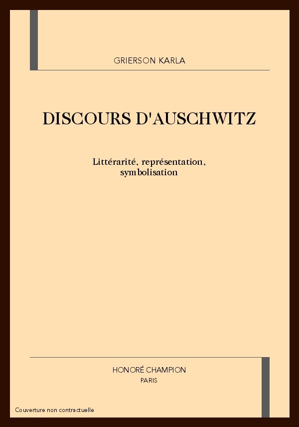 DISCOURS D'AUSCHWITZ