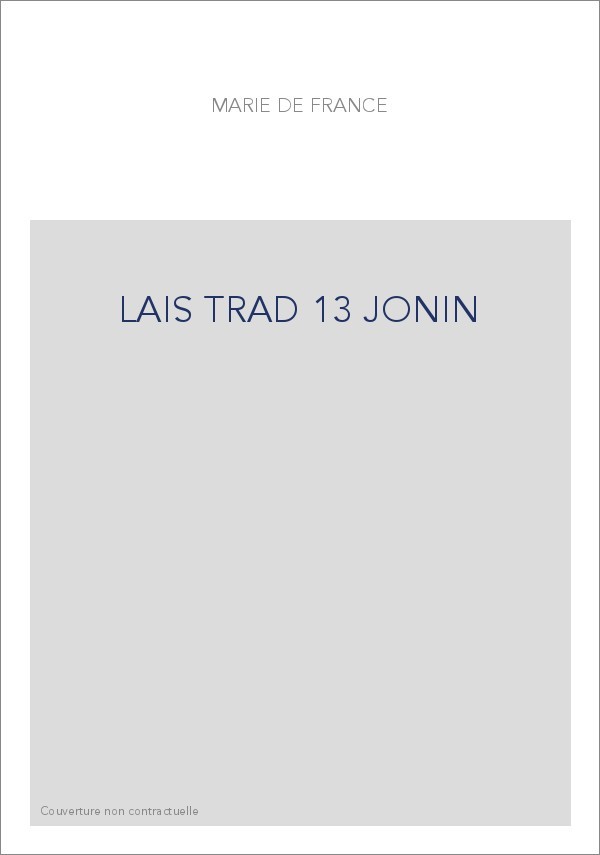 LAIS TRAD 13 JONIN