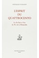 L'ESPRIT DU QUATTROCENTO. LE "DE ENTE ET UNO" DE PIC DE LA MIRANDOLE. EDITION BILINGUE