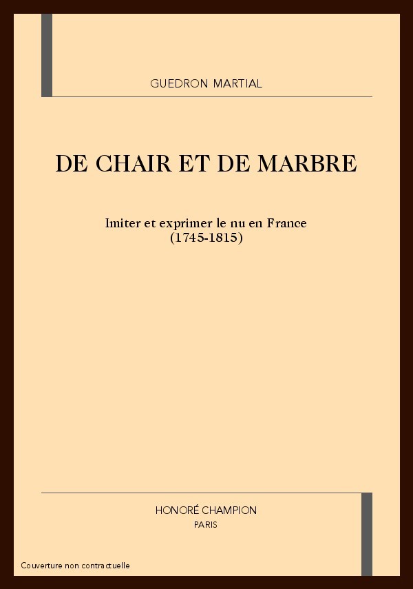 DE CHAIR ET DE MARBRE