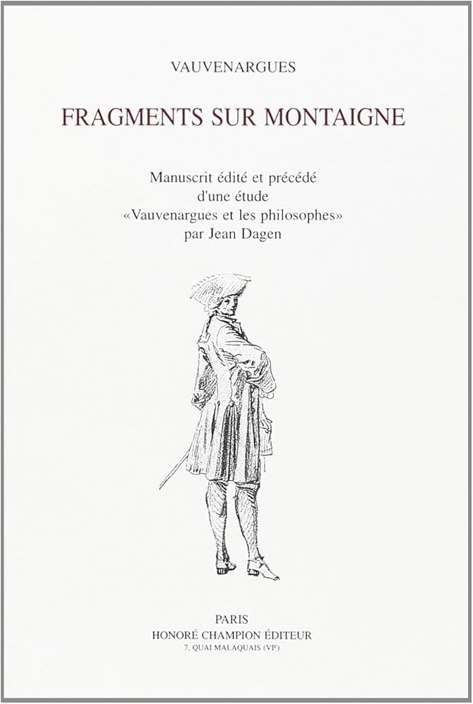 FRAGMENTS SUR MONTAIGNE.