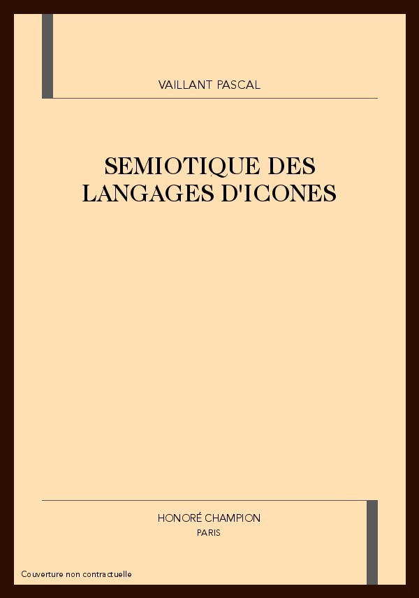 SEMIOTIQUE DES LANGAGES D'ICONES