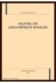 MANUEL DE LINGUISTIQUE ROMANE
