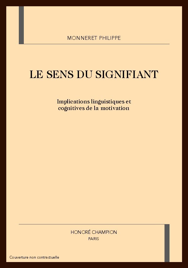 LE SENS DU SIGNIFIANT