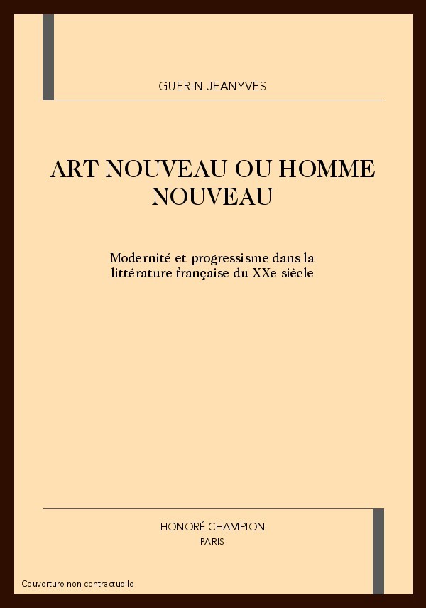 ART NOUVEAU OU HOMME NOUVEAU