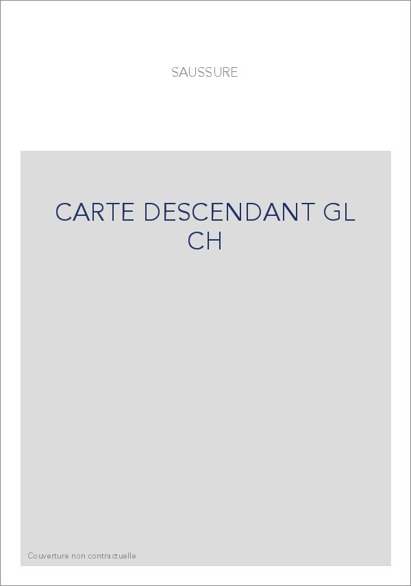 CARTE DESCENDANT GL CH