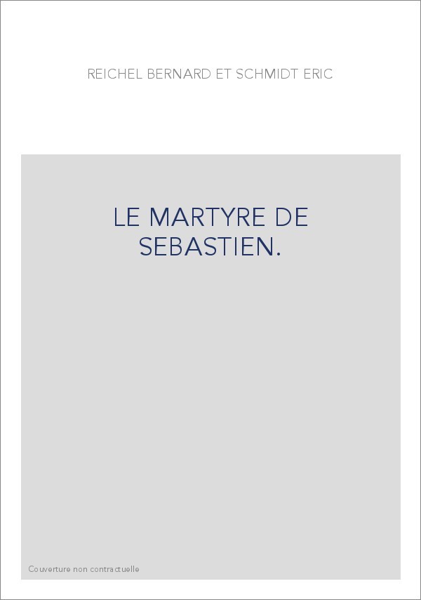 LE MARTYRE DE SEBASTIEN.