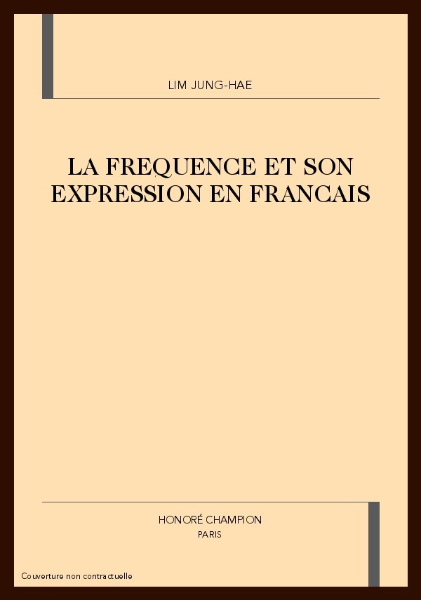 LA FREQUENCE ET SON EXPRESSION EN FRANCAIS