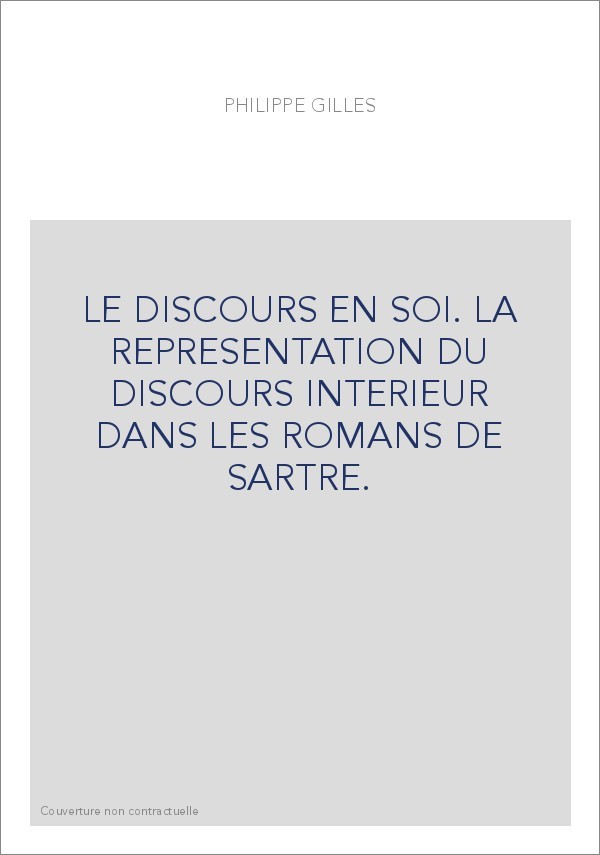 LE DISCOURS EN SOI
