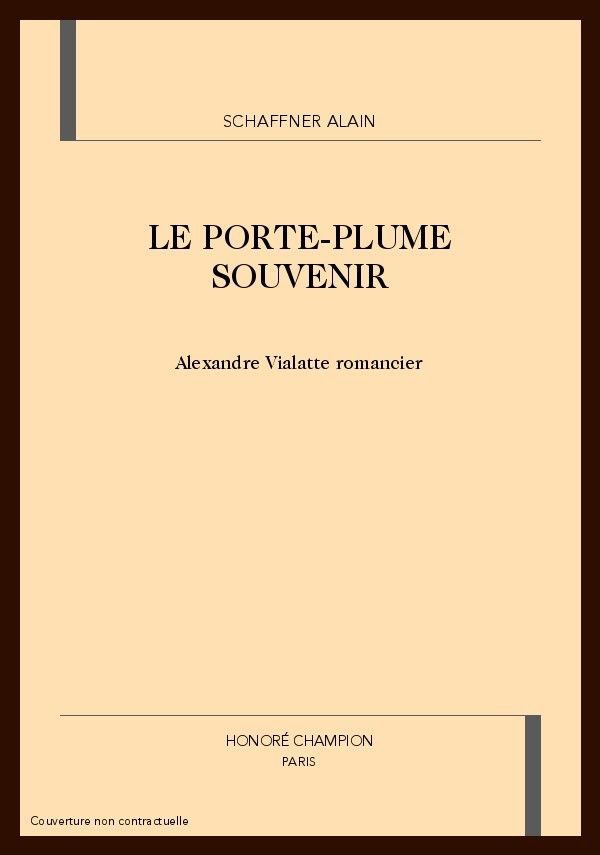 LE PORTE-PLUME SOUVENIR