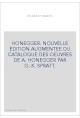 HONEGGER. NOUVELLE EDITION AUGMENTEE DU CATALOGUE DES OEUVRES DE A. HONEGGER PAR G.-K. SPRATT.