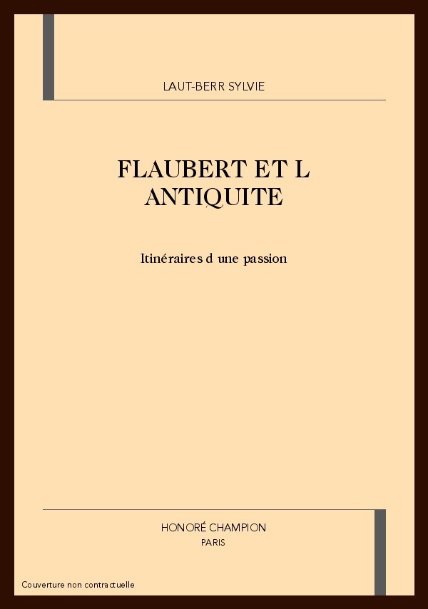 FLAUBERT ET L'ANTIQUITE