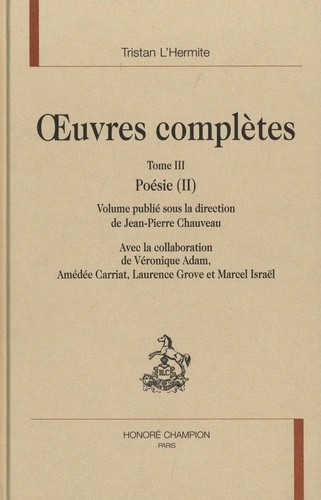 OEUVRES COMPLETES TOME 3