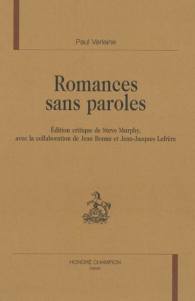 ROMANCES SANS PAROLES